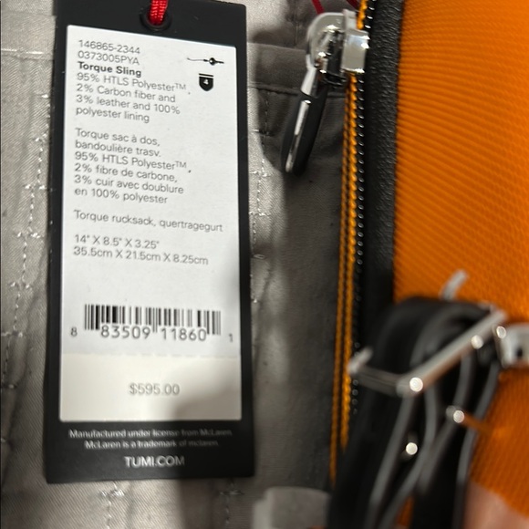 Tumi mc laren Torque sling - Picture 3 of 5
